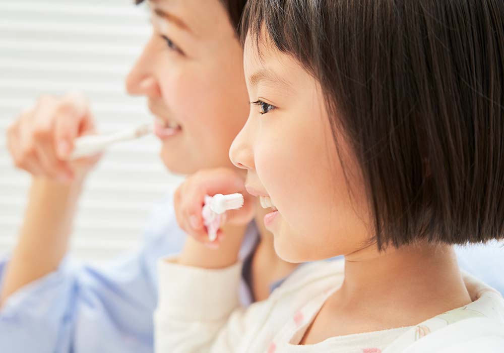 食後はしっかりと歯を磨きましょう